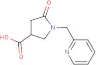 5-Oxo-1-(pyridin-2-ylmethyl)pyrrolidine-3-carboxylic acid