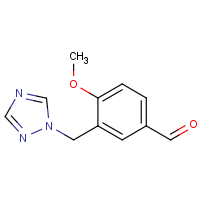 4-Methoxy-3-(1h-1,2,4-triazol-1-ylmethyl)benzaldehyde