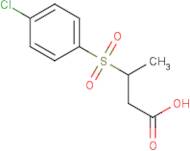 3-(4-Chlorobenzenesulphonyl)butyric acid