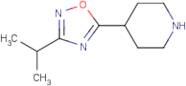4-(3-Isopropyl-1,2,4-oxadiazol-5-yl)piperidine