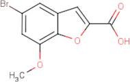 5-Bromo-7-methoxybenzofuran-2-carboxylic acid