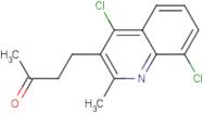 4-(4,8-Dichloro-2-methylquinolin-3-yl)butan-2-one