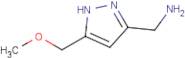 1-[5-(Methoxymethyl)-1H-pyrazol-3-yl]methanamine