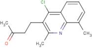 4-(4-Chloro-2,8-dimethylquinolin-3-yl)butan-2-one