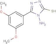 4-Amino-5-(3,5-dimethoxyphenyl)-4H-[1,2,4]triazole-3-thiol