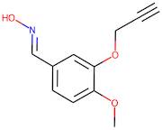 (E)-N-{[4-Methoxy-3-(prop-2-yn-1-yloxy)phenyl]methylidene}hydroxylamine