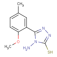 4-Amino-5-(2-methoxy-5-methyl-phenyl)-4H-[1,2,4]triazole-3-thiol