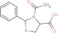 3-Acetyl-2-phenyl-4-thiazolidinecarboxylic acid