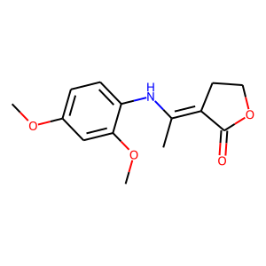 (3E)-3-{1-[(2,4-Dimethoxyphenyl)amino]ethylidene}oxolan-2-one