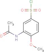 3-Acetamido-4-methoxybenzene-1-sulfonyl chloride