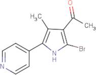 1-(2-Bromo-4-methyl-5-(pyridin-4-yl)-1H-pyrrol-3-yl)ethanone