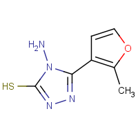 4-Amino-5-(2-methyl-3-furyl)-4H-1,2,4-triazole-3-thiol