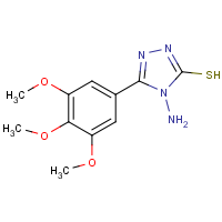 4-Amino-5-(3,4,5-trimethoxy-phenyl)-4H-[1,2,4]triazole-3-thiol