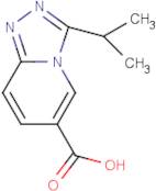 3-Isopropyl-[1,2,4]triazolo[4,3-a]pyridine-6-carboxylic acid