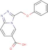 3-(Phenoxymethyl)-[1,2,4]triazolo[4,3-a]pyridine-6-carboxylic acid