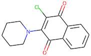 2-Chloro-3-(piperidin-1-yl)-1,4-dihydronaphthalene-1,4-dione