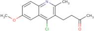 4-(4-Chloro-6-methoxy-2-methylquinolin-3-yl)butan-2-one