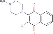 2-Chloro-3-(4-methylpiperazin-1-yl)-1,4-dihydronaphthalene-1,4-dione