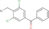 4-(Bromomethyl)-3,5-dichlorobenzophenone