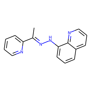 8-[(E)-2-[1-(Pyridin-2-yl)ethylidene]hydrazin-1-yl]quinoline