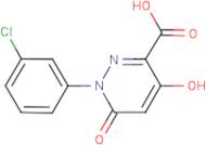 1-(3-Chlorophenyl)-4-hydroxy-6-oxo-1,6-dihydro-3-pyridazinecarboxylic acid