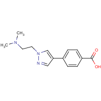 4-(1-(2-(Dimethylamino)ethyl)-1H-pyrazol-4-yl)benzoic acid