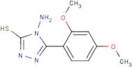 4-Amino-5-(2,4-dimethoxyphenyl)-4H-1,2,4-triazole-3-thiol