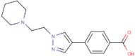 4-(1-(2-(Piperidin-1-yl)ethyl)-1H-pyrazol-4-yl)benzoic acid