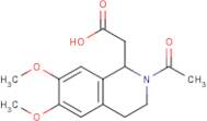 (2-Acetyl-6,7-dimethoxy-1,2,3,4-tetrahydro-isoquinoline-1-yl)-acetic acid