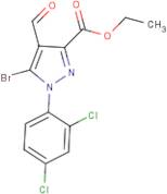 Ethyl 5-bromo-1-(2,4-dichlorophenyl)-4-formyl-1H-pyrazole-3-carboxylate