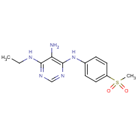 N4-Ethyl-n6-(4-(methylsulfonyl)phenyl)pyrimidine-4,5,6-triamine