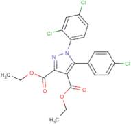 5-(4-Chloro-phenyl)-1-(2,4-dichloro-phenyl)-1H-pyrazole-3,4-dicarboxylic acid diethyl ester