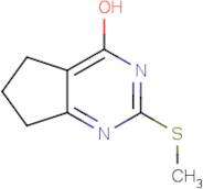 6,7-Dihydro-2-(methylthio)-5H-cyclopenta[d]pyrimidin-4-ol