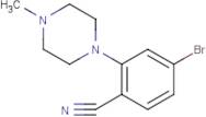 4-Bromo-2-(4-methylpiperazin-1-yl)benzonitrile