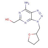 (7-Amino-3-((tetrahydrofuran-2-yl)methyl)-3H-[1,2,3]triazolo[4,5-d]pyrimidin-5-yl)methanol