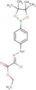 2-Chloro-2-(4'-(4,4,5,5-tetramethyl-1,3,2-dioxaborolan-2-yl)phenylhydrazono)acetic acid ethyl ester