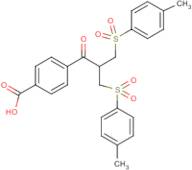 4-(3-Tosyl-2-(tosylmethyl)propanoyl)benzoic acid