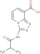 3-(Isobutyramido)-[1,2,4]triazolo[4,3-a]pyridine-8-carboxylic acid
