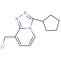 8-(Chloromethyl)-3-cyclopentyl-[1,2,4]triazolo[4,3-a]pyridine