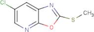 6-Chloro-2-(methylthio)oxazolo[5,4-b]pyridine