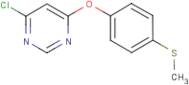 4-(4-(Methylthio)phenoxy)-6-chloropyrimidine