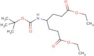 t-Butyl 1,5-di(ethoxycarbonyl)pentan-3-ylcarbamate