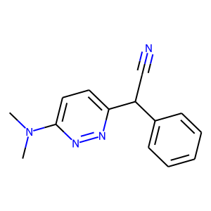 2-[6-(Dimethylamino)pyridazin-3-yl]-2-phenylacetonitrile