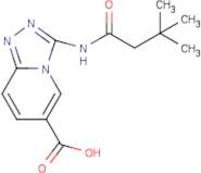 3-(3,3-Dimethylbutanamido)-[1,2,4]triazolo[4,3-a]pyridine-6-carboxylic acid