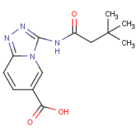 3-(3,3-Dimethylbutanamido)-[1,2,4]triazolo[4,3-a]pyridine-6-carboxylic acid