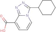 3-Cyclohexyl-[1,2,4]triazolo[4,3-a]pyridine-8-carboxylic acid