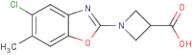 1-(5-Chloro-6-methylbenzo[d]oxazol-2-yl)azetidine-3-carboxylic acid