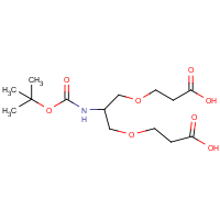 2-(t-Butoxycarbonylamido)-1,3-bis (carboxylethoxy)propane