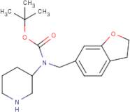 tert-Butyl (2,3-dihydrobenzofuran-6-yl)methylpiperidin-3-ylcarbamate