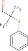 2-Methyl-2-(phenylsulfanyl)propanal